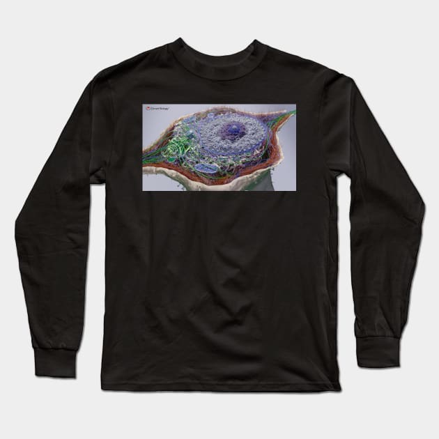 Eukaryotic Cell Long Sleeve T-Shirt by Smart Biology